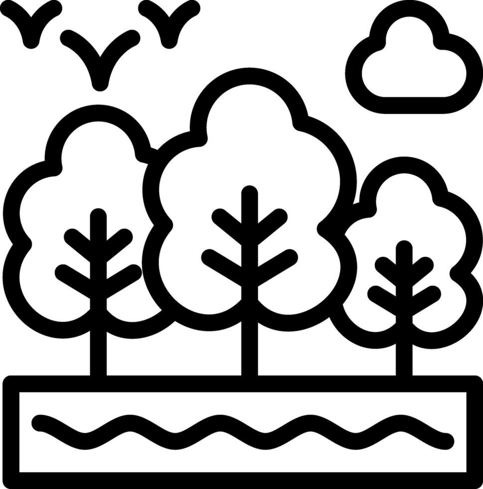 Rainforest Vector Icon Design
