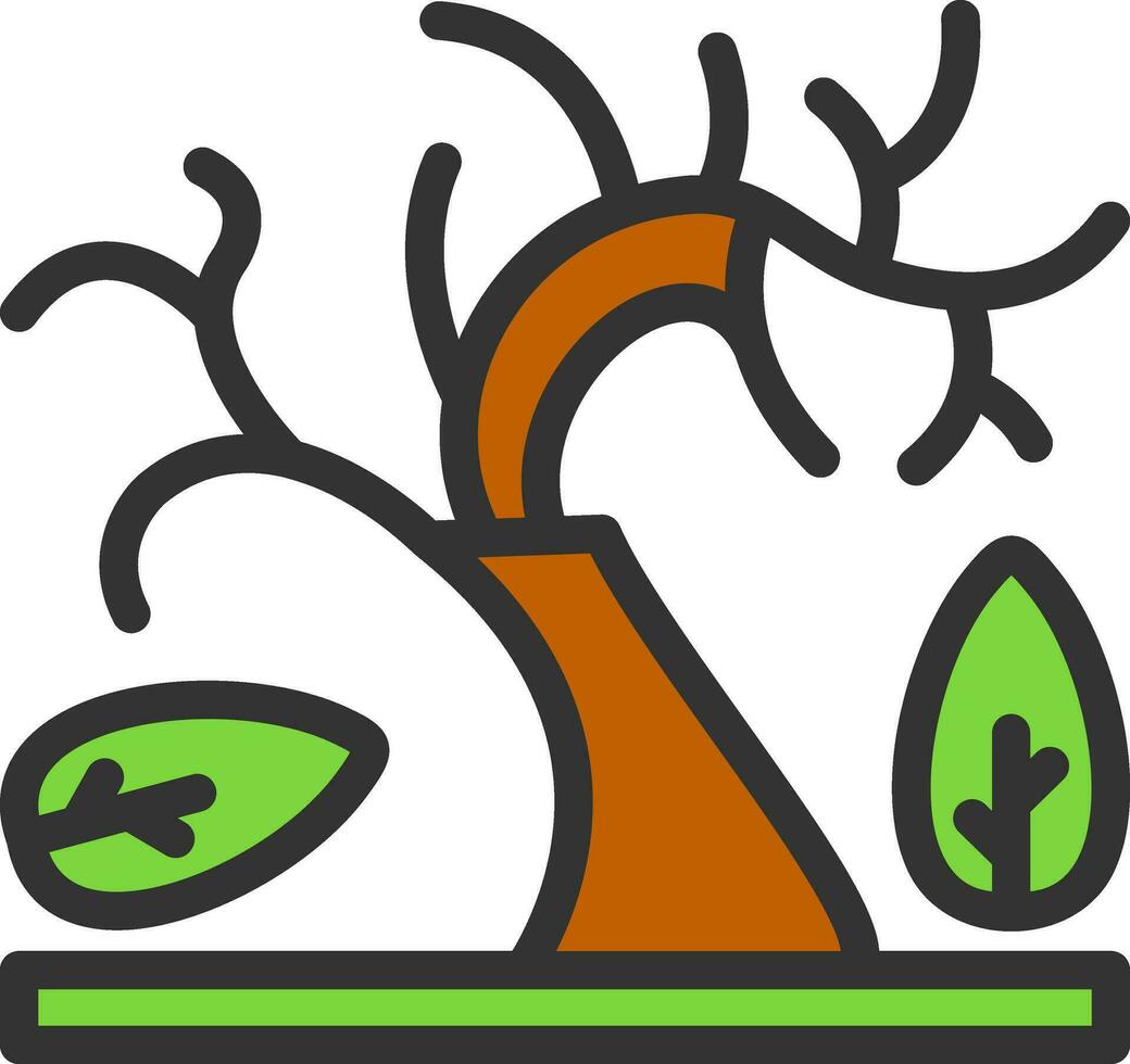 diseño de icono de vector de árbol