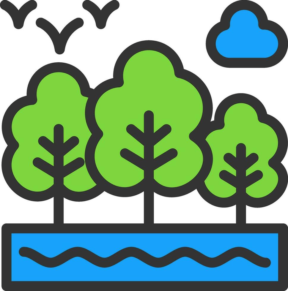 Rainforest Vector Icon Design