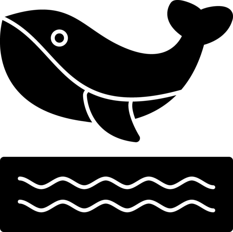 Whale Vector Icon Design