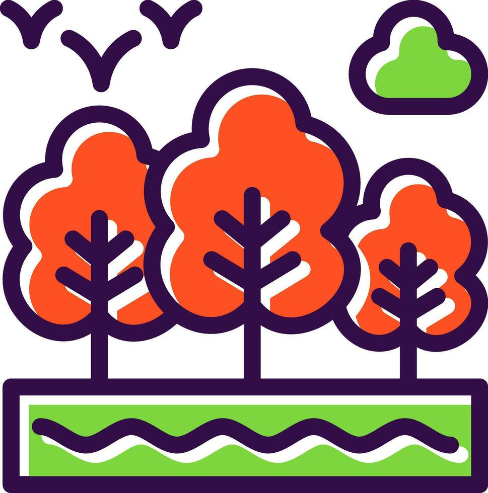 Rainforest Vector Icon Design