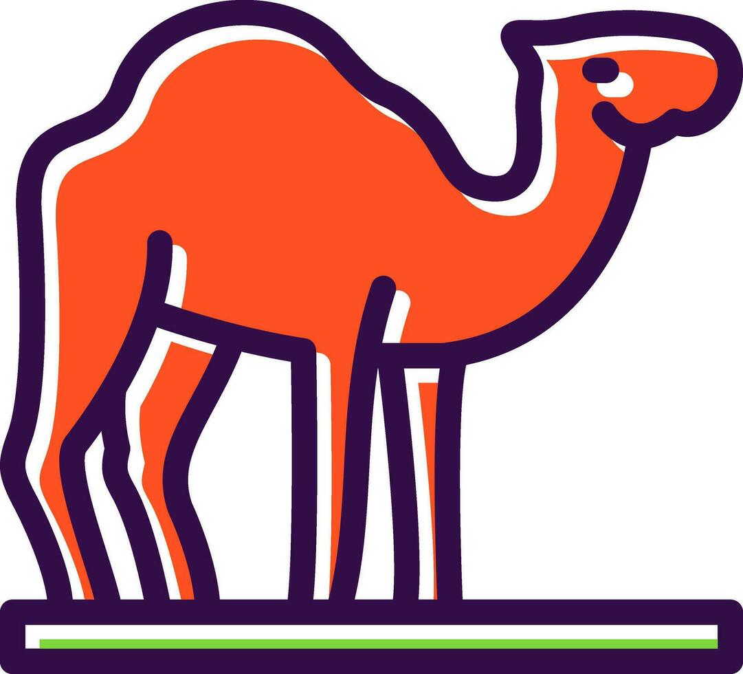 diseño de icono de vector de camello