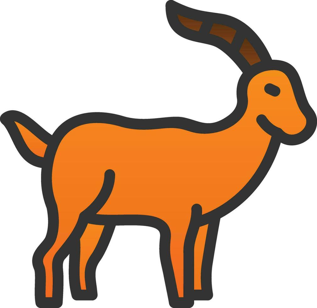 Antelope Vector Icon Design