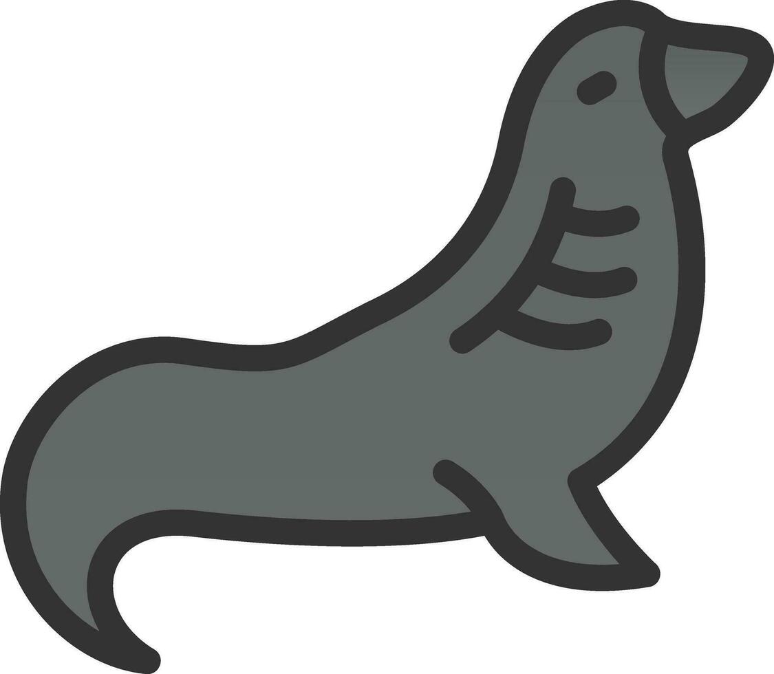 Seal Vector Icon Design