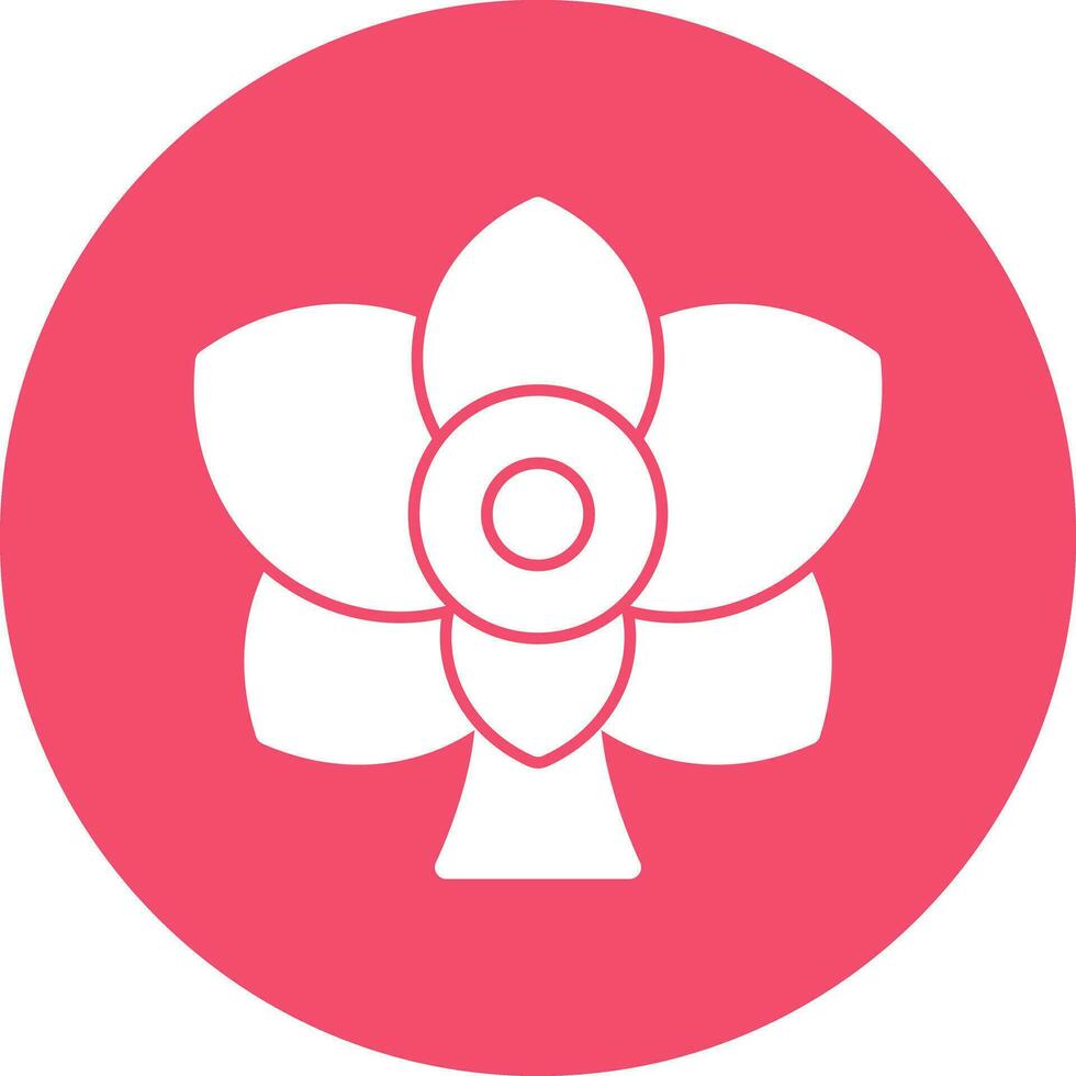 Orchid Vector Icon Design