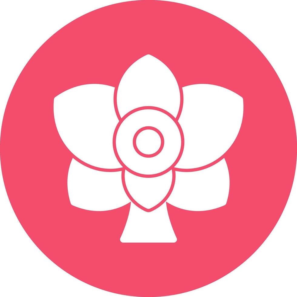 Orchid Vector Icon Design