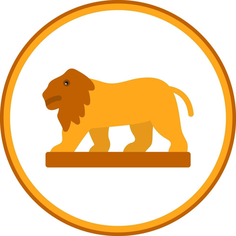 diseño de icono de vector de león