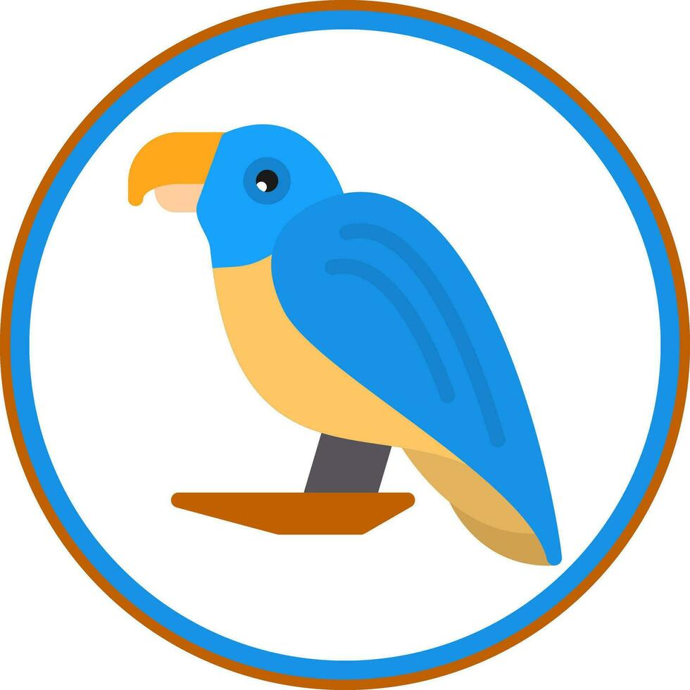 Macaw Vector Icon Design