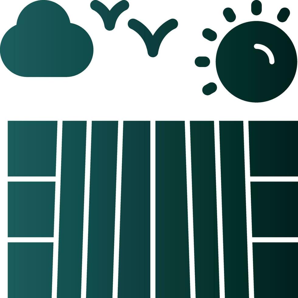 Land Vector Icon Design