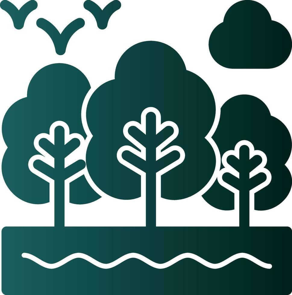 Rainforest Vector Icon Design