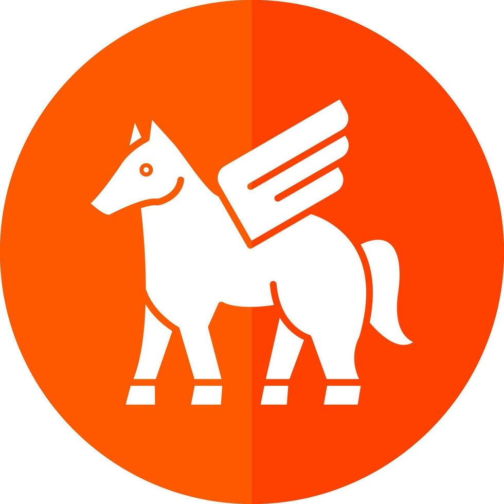 Pegasus Vector Icon Design