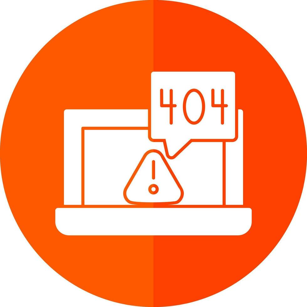 404 error Vector Icon Design