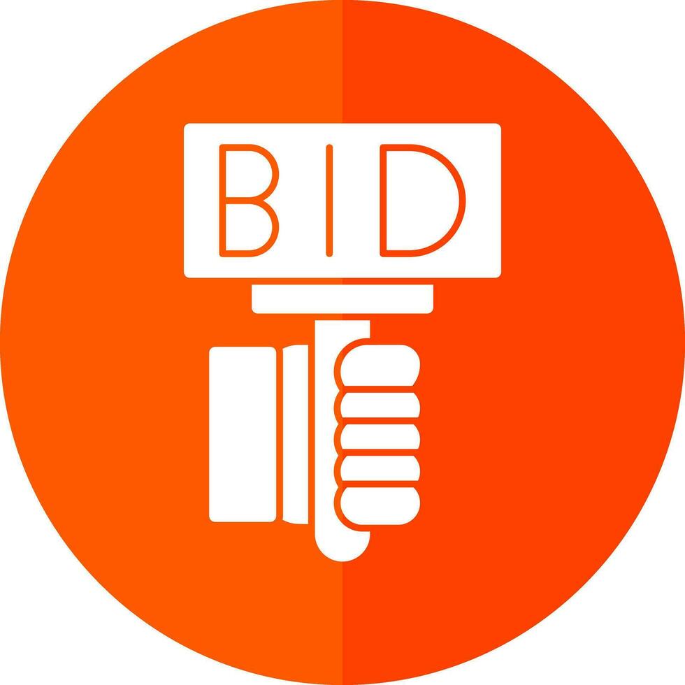 Bid Vector Icon Design