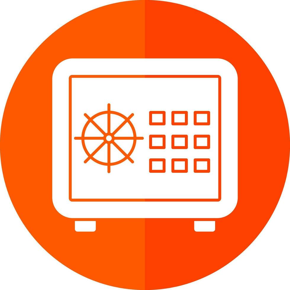 Safe locker Vector Icon Design