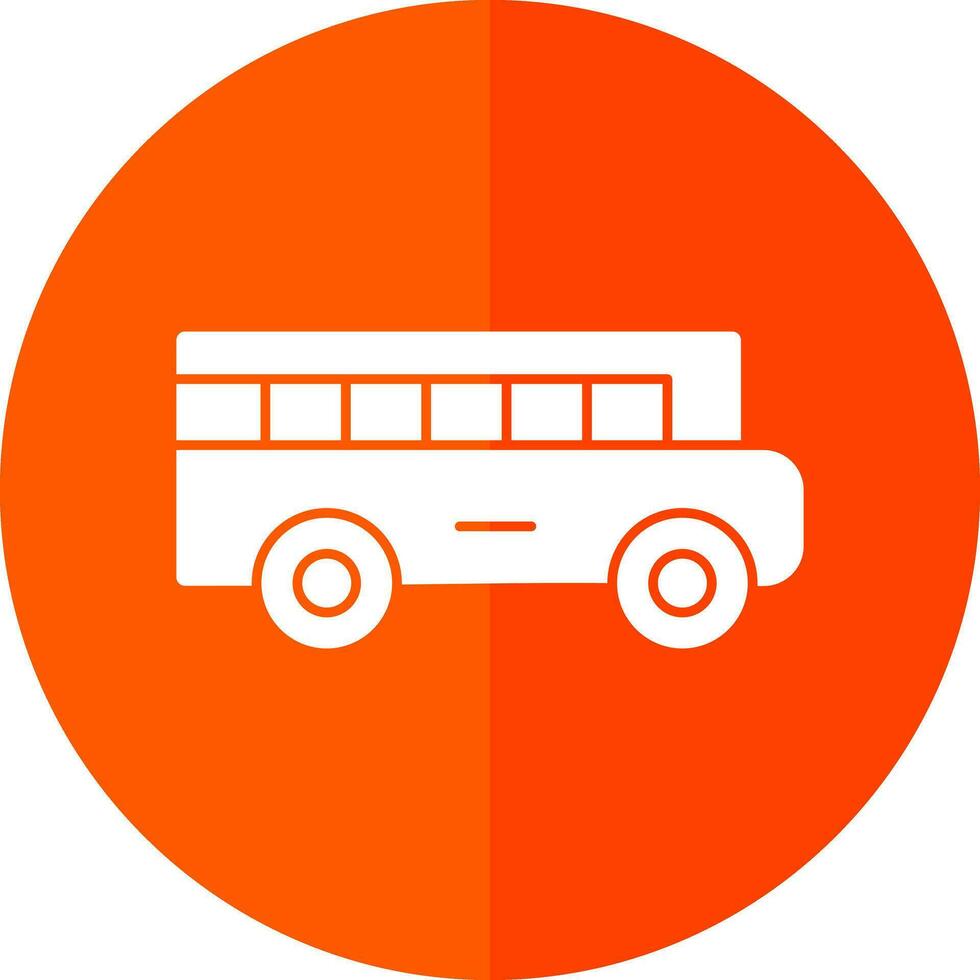 School bus Vector Icon Design