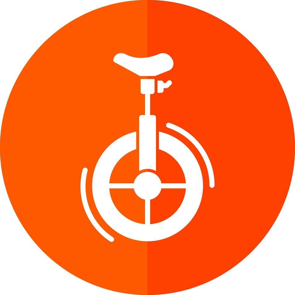 Unicycle Vector Icon Design