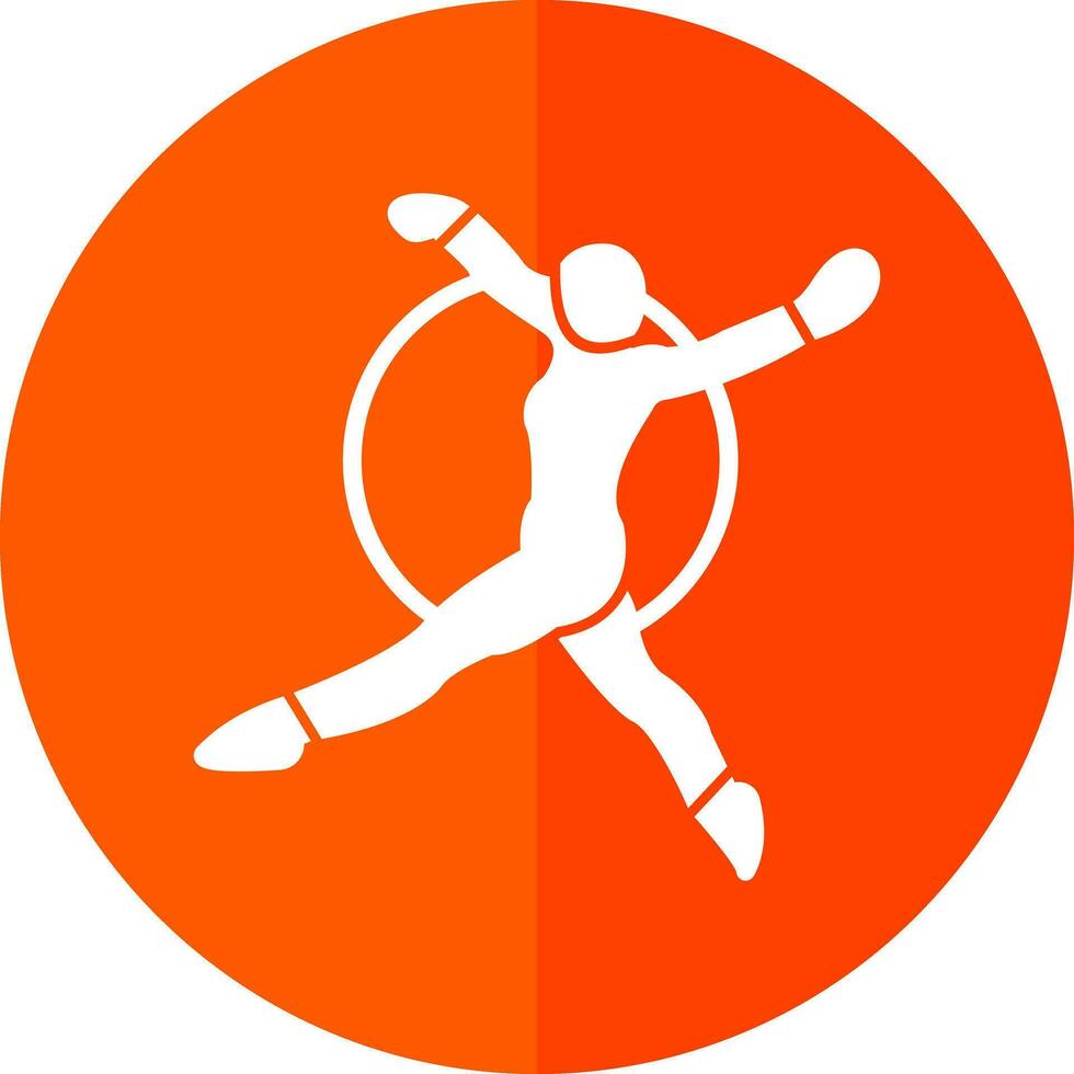 Trapeze artist Vector Icon Design