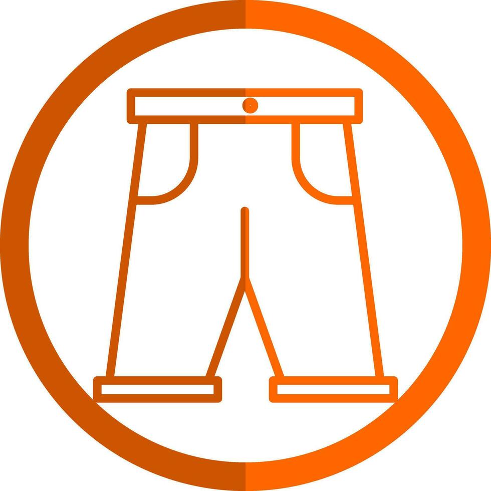 diseño de icono de vector de pantalones cortos