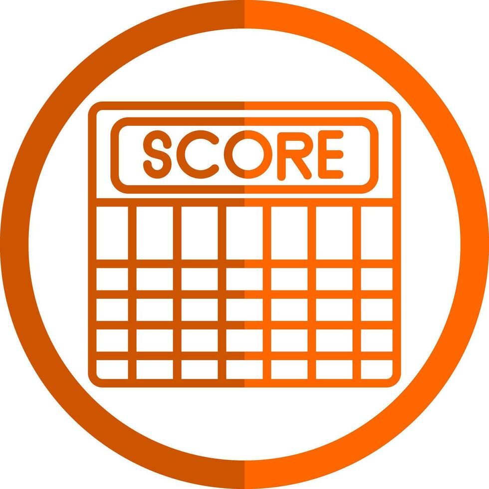 Score Vector Icon Design
