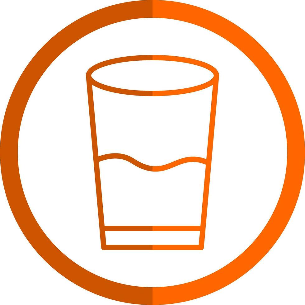 Glass of water Vector Icon Design