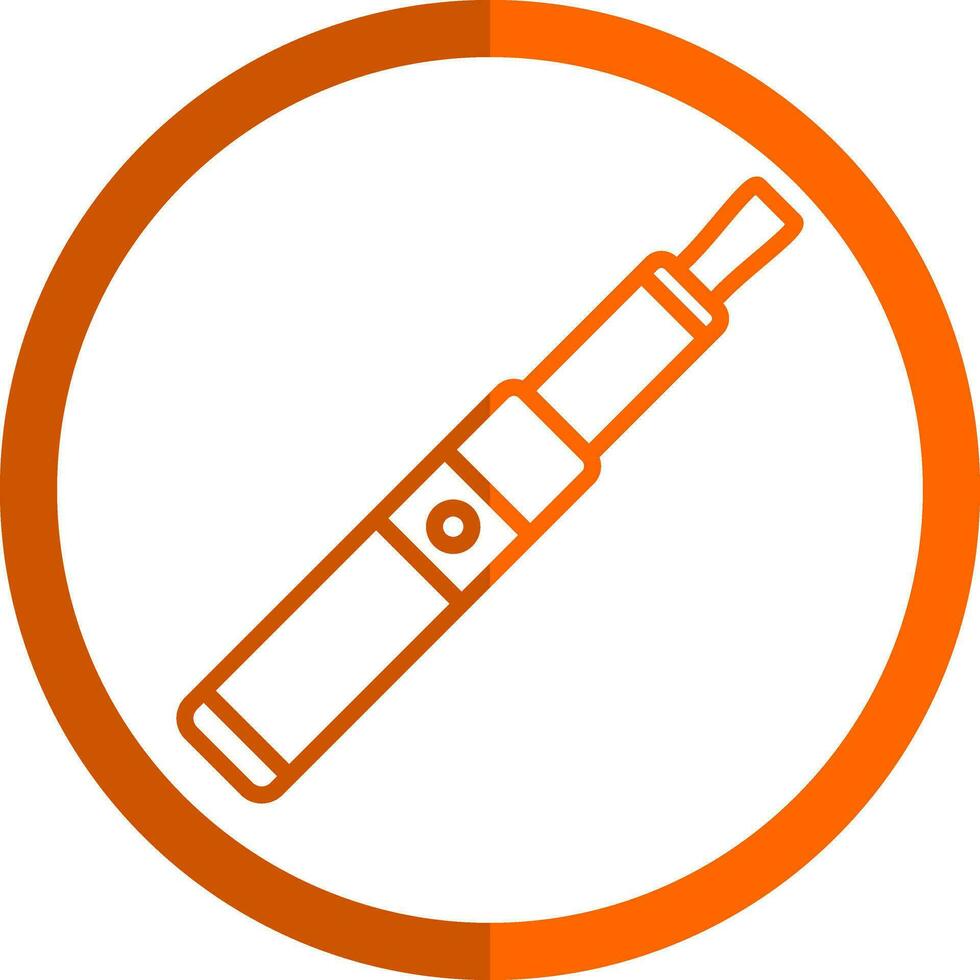 Electronic cigarette Vector Icon Design