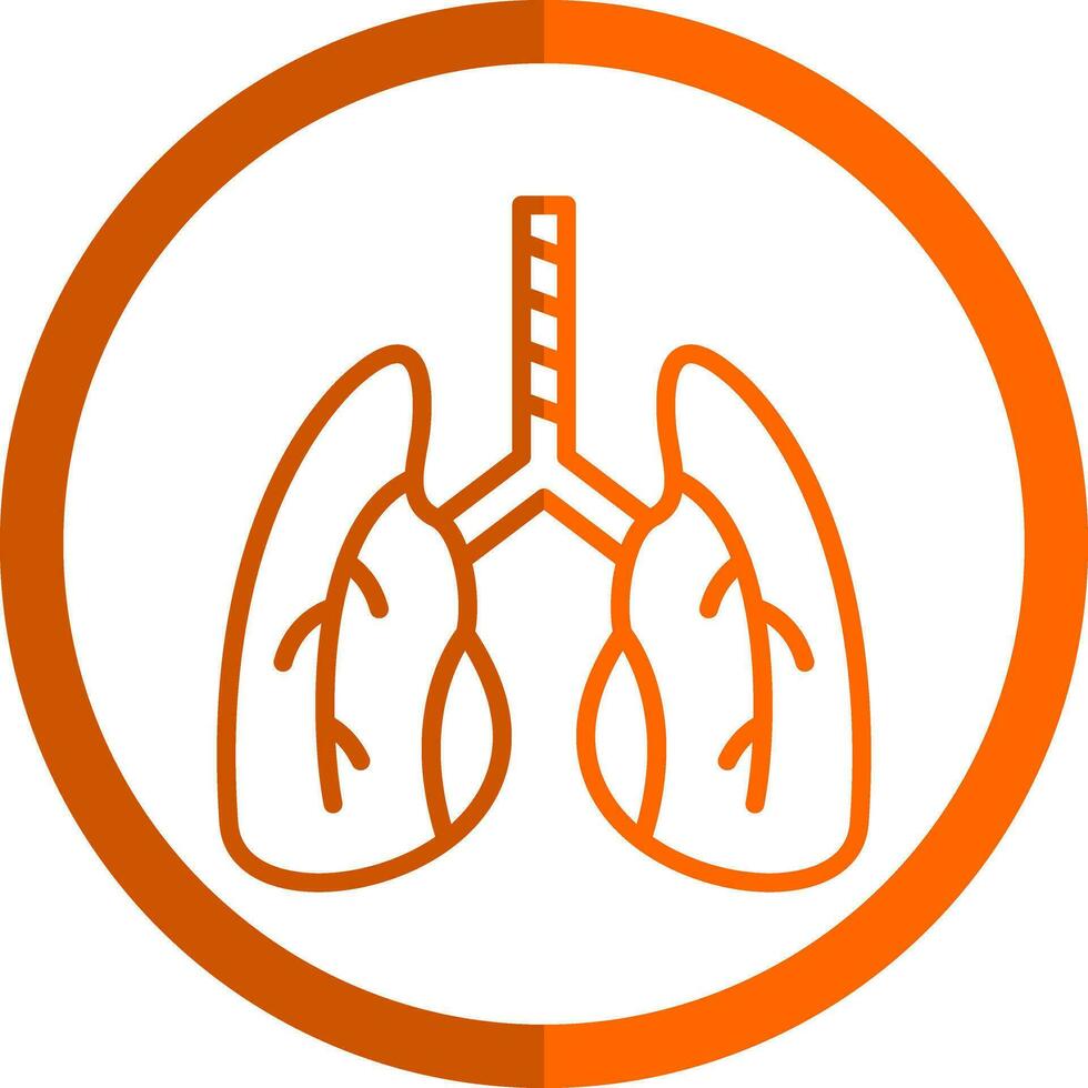 Lungs Vector Icon Design