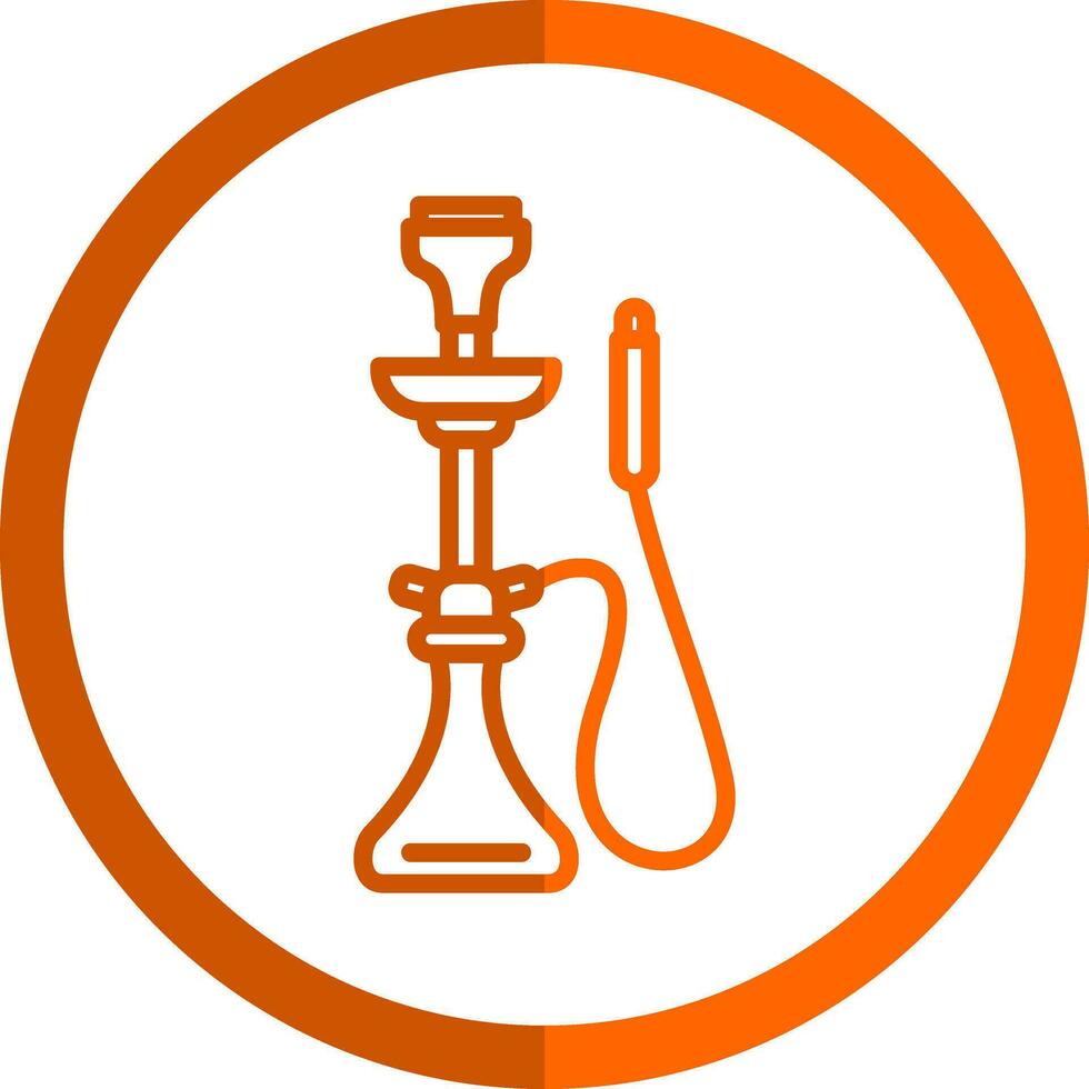 Hookah Vector Icon Design