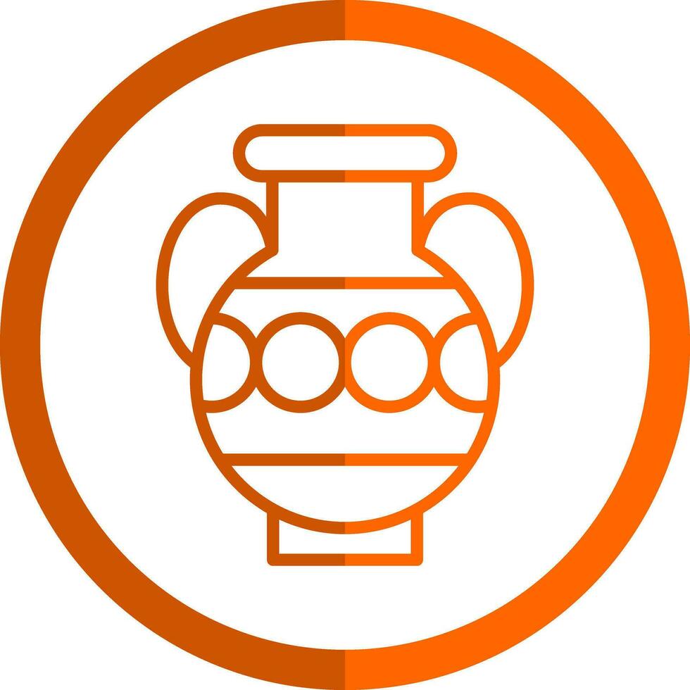 Amphora Vector Icon Design