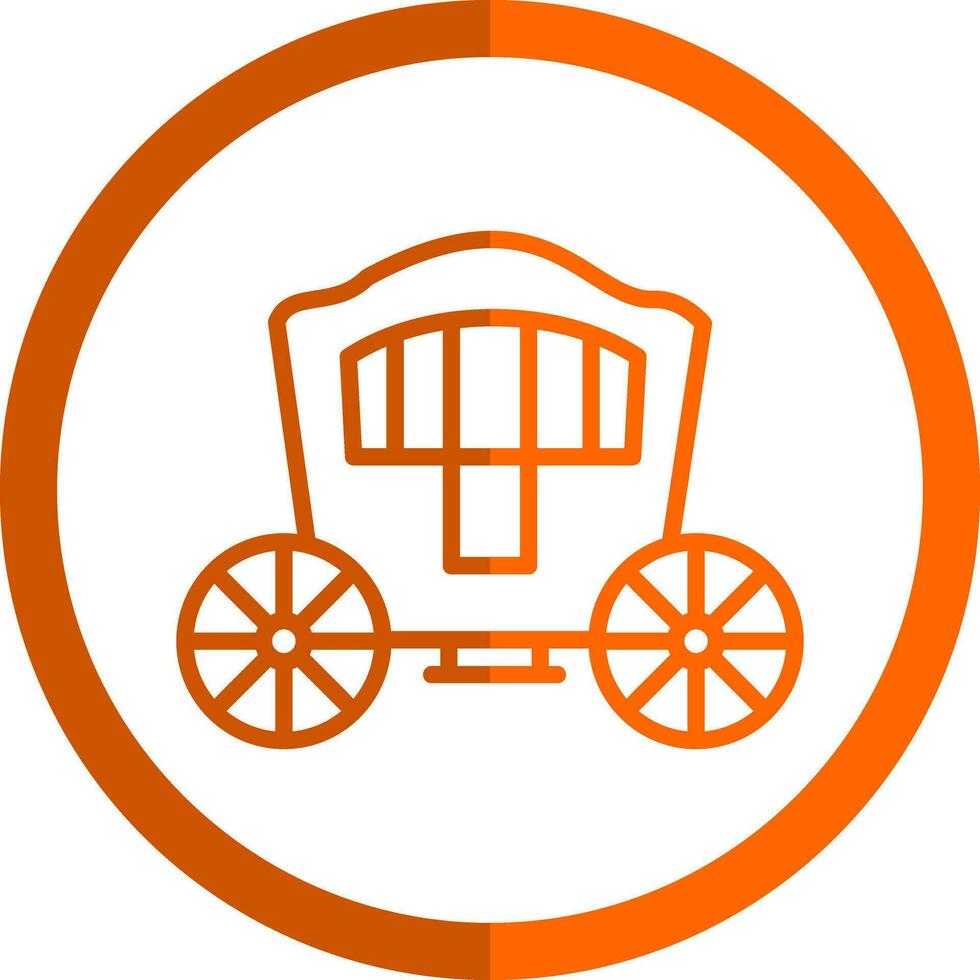 Carriage Vector Icon Design