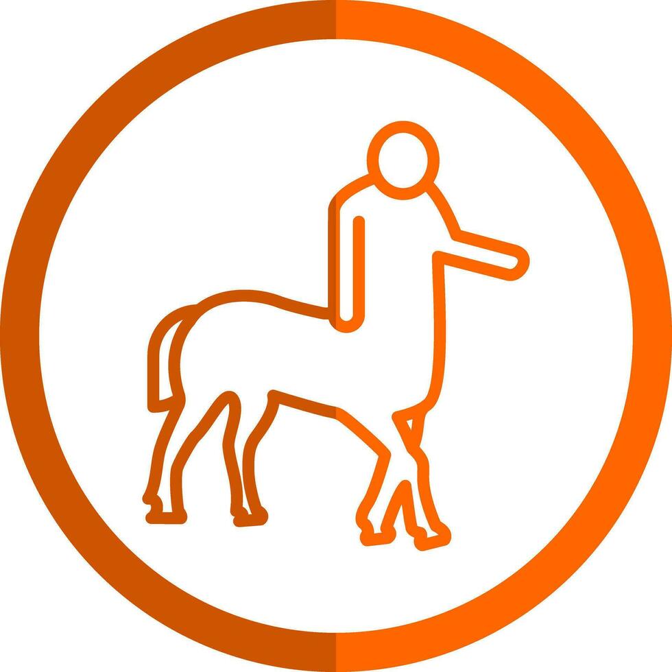 Centaur Vector Icon Design