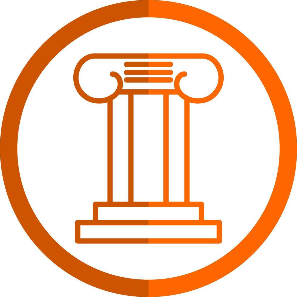 diseño de icono de vector de columna