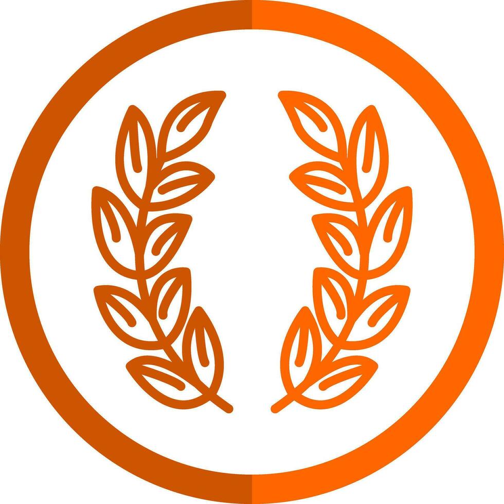 Laurel Vector Icon Design