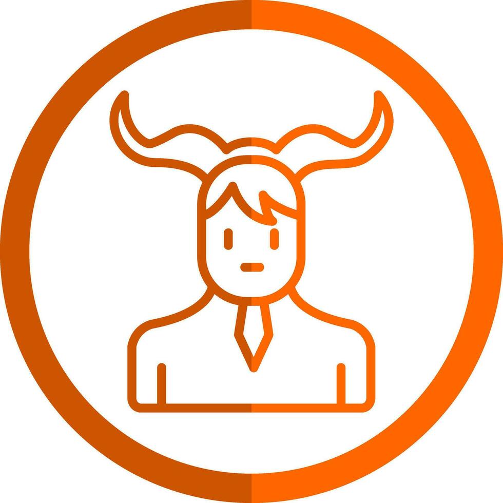 Satyr Vector Icon Design