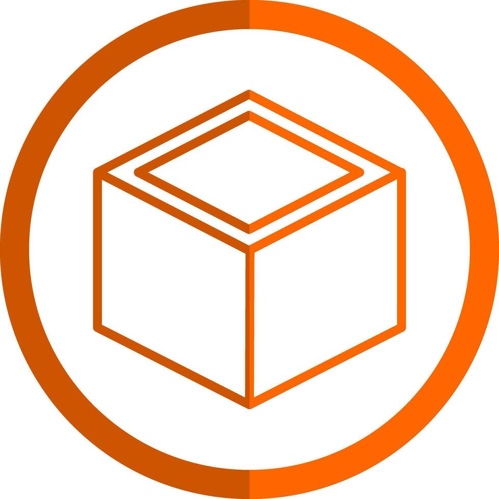 diseño de icono de vector de cubo