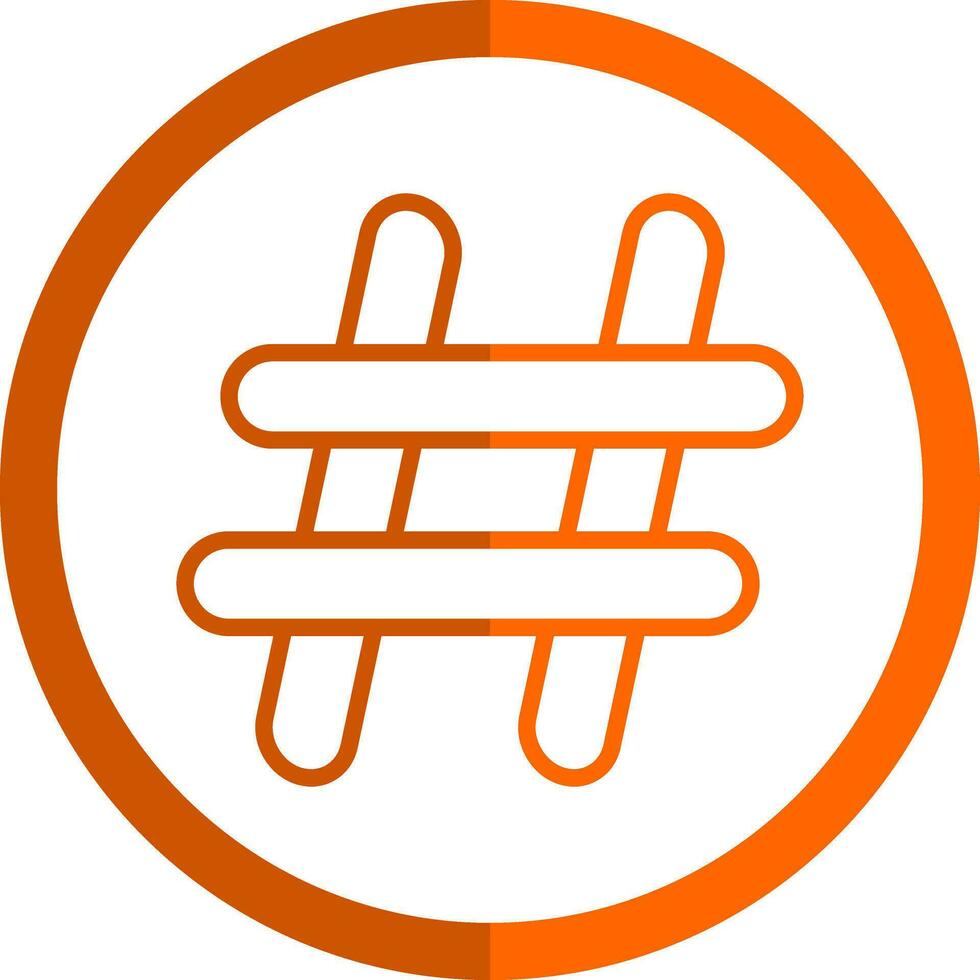Hash tag Vector Icon Design