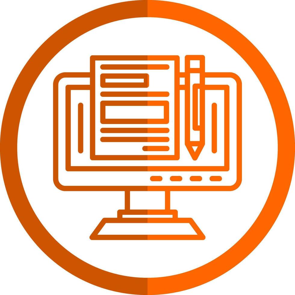 Blogger Vector Icon Design
