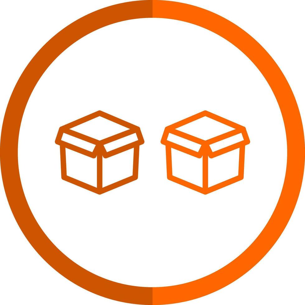 Boxes Vector Icon Design