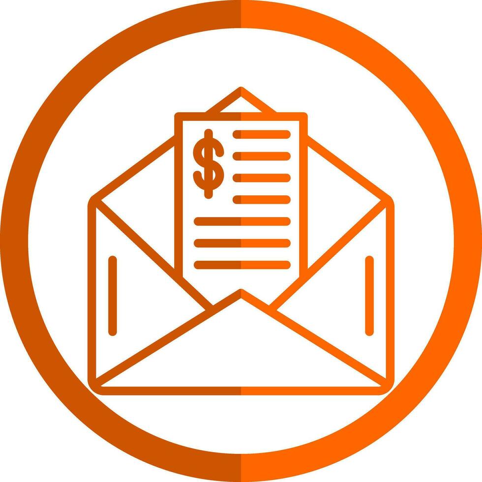 Paycheck Vector Icon Design