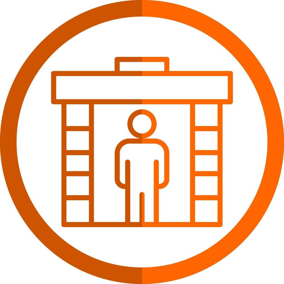 Metal detector Vector Icon Design