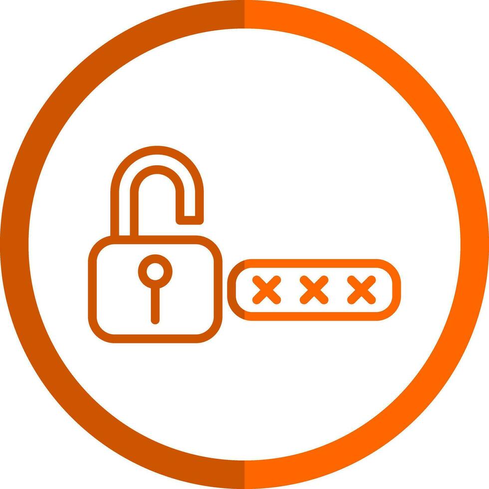 Password Vector Icon Design