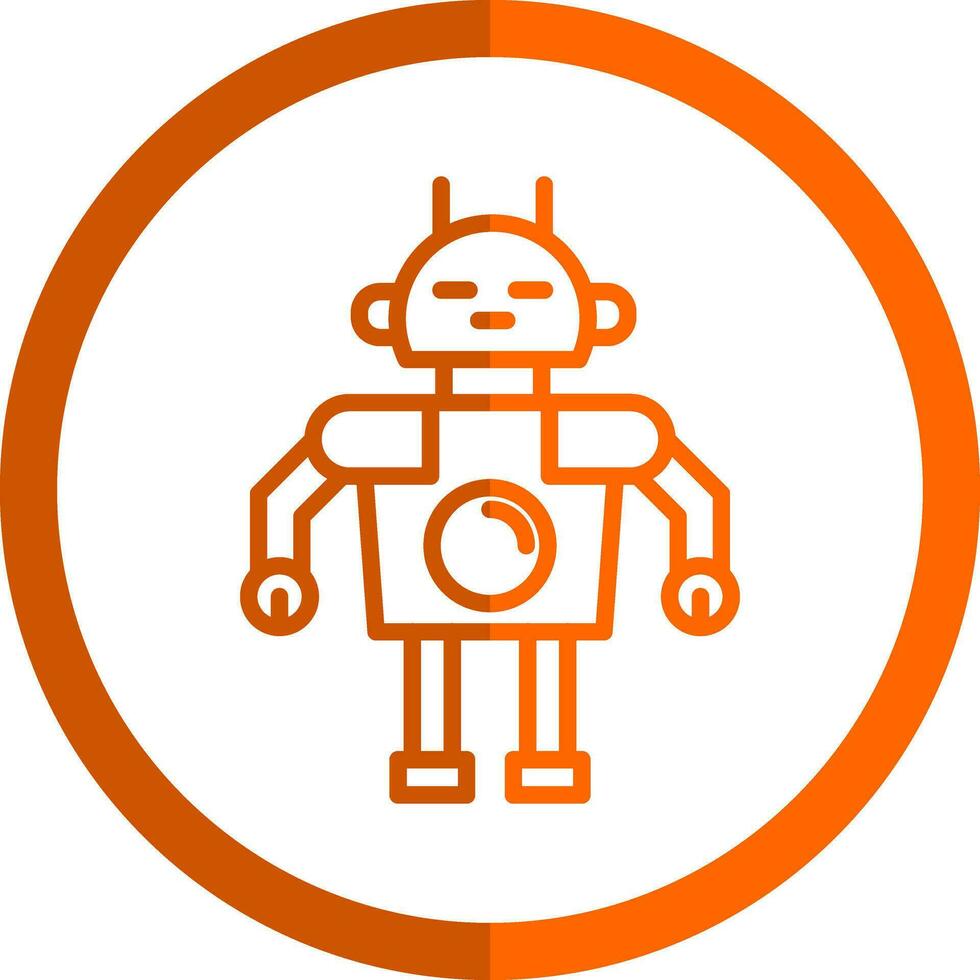 Robot Vector Icon Design