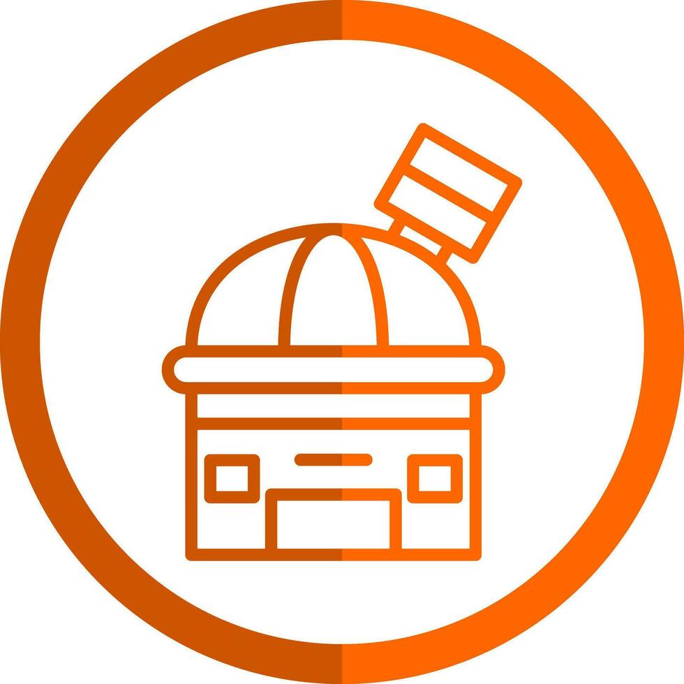 Observatory Vector Icon Design