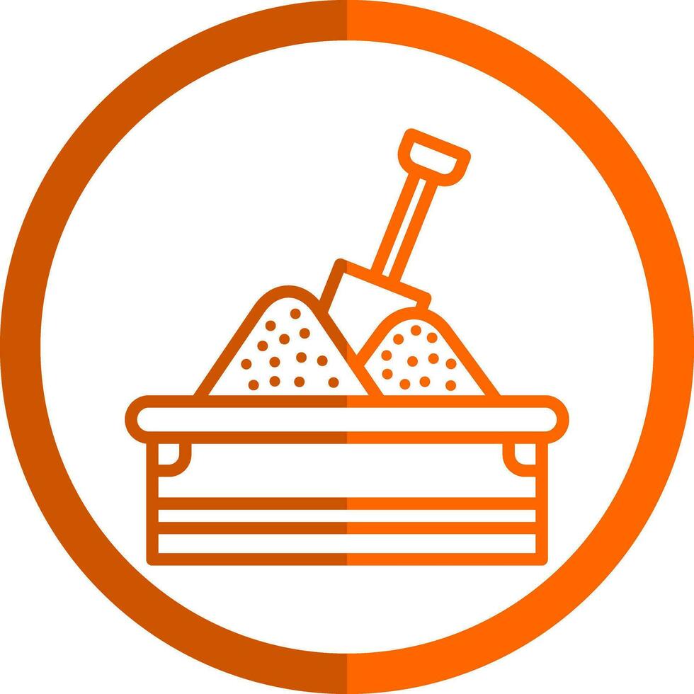 Sandbox Vector Icon Design