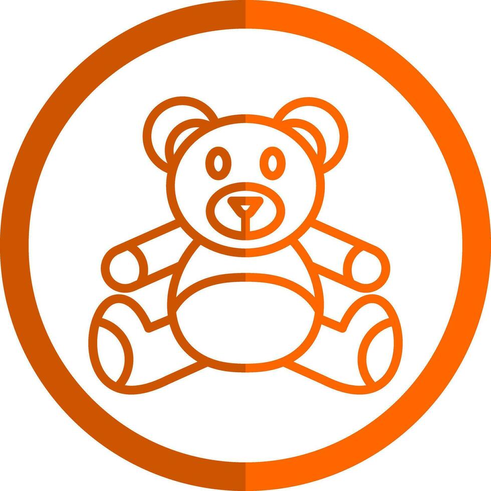 Teddy bear Vector Icon Design