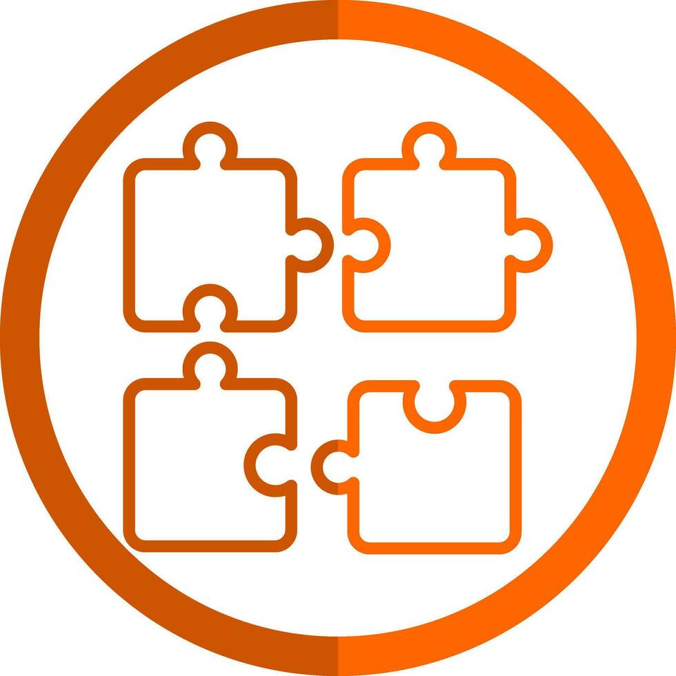 Puzzle Vector Icon Design