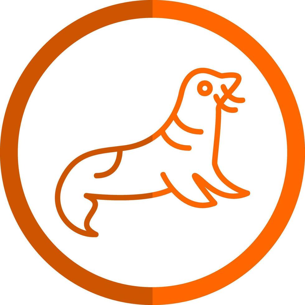 Seal Vector Icon Design