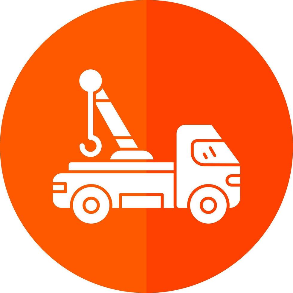 Tow truck Vector Icon Design