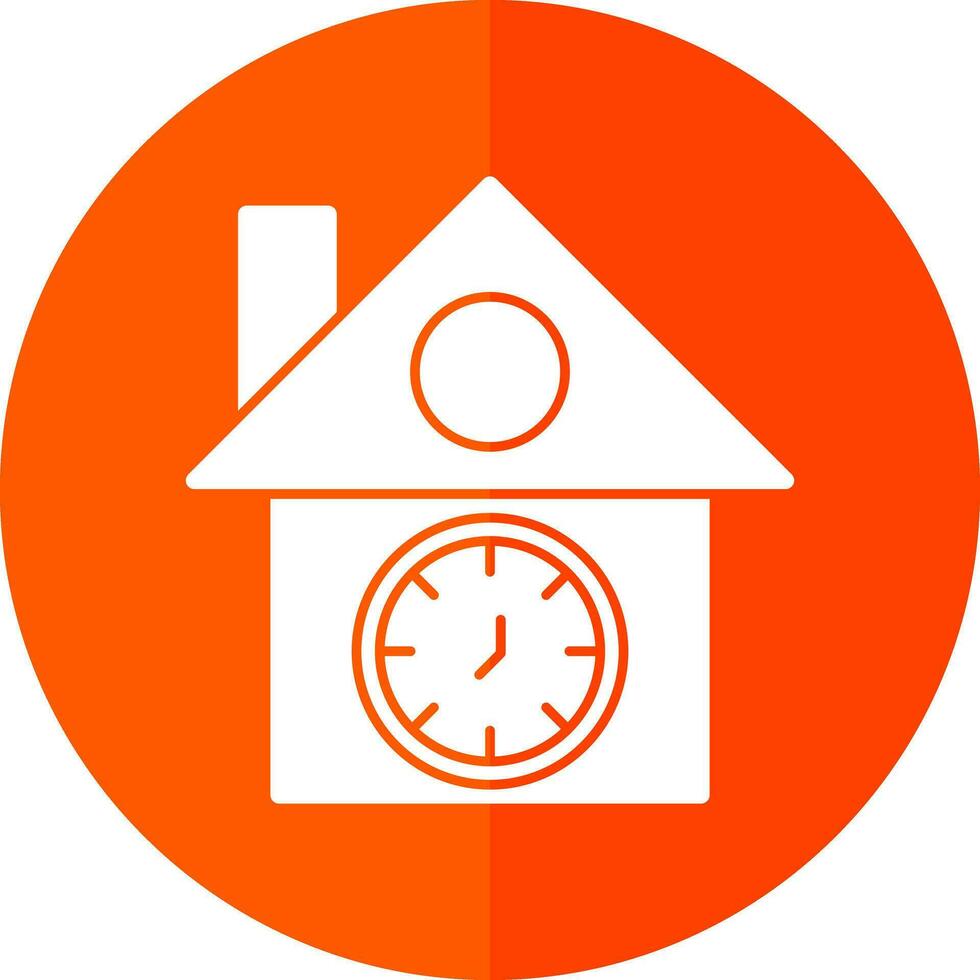 Cuckoo clock Vector Icon Design