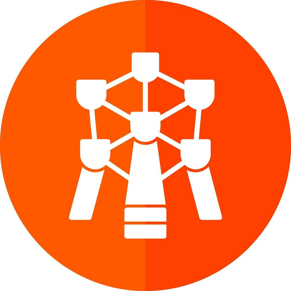 Atomium Vector Icon Design