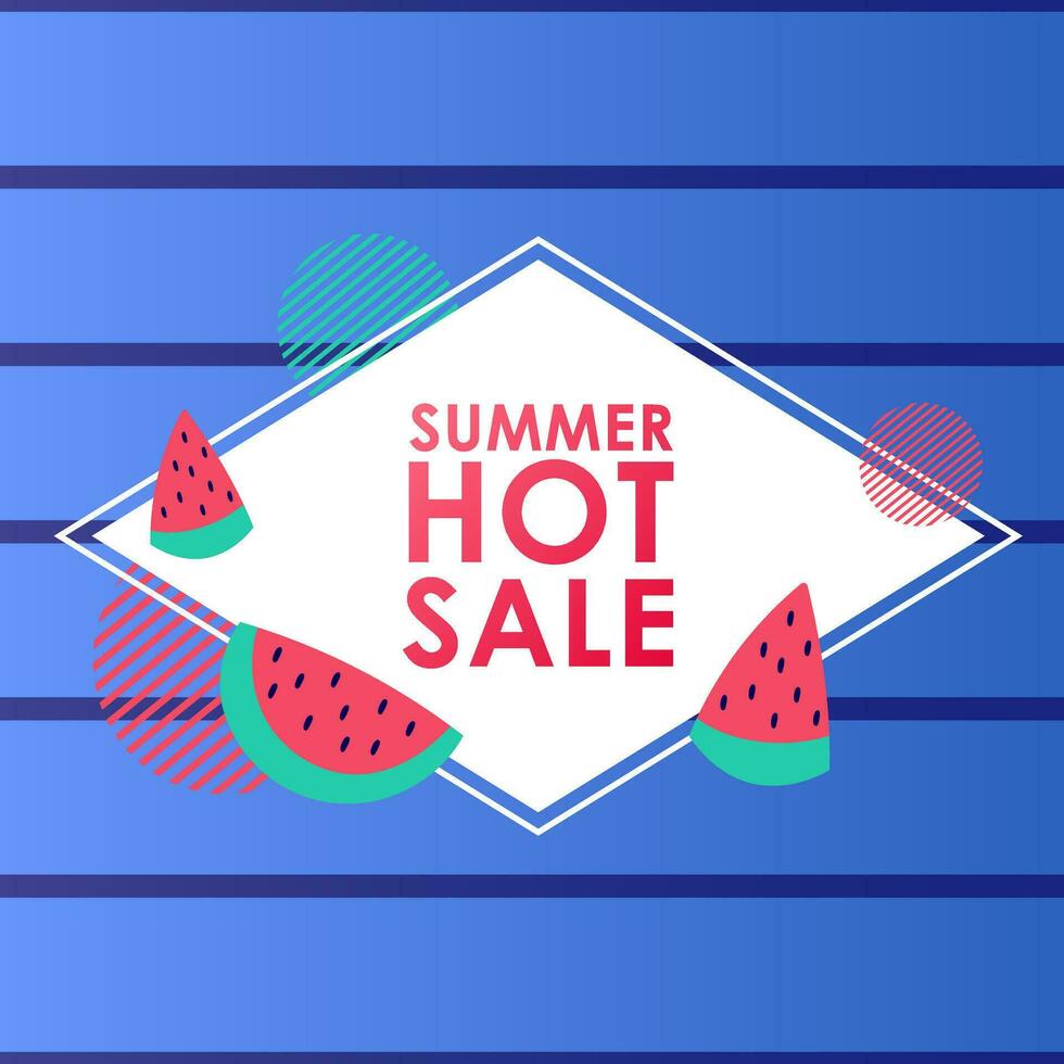 Summer sale brochure discount vector. Special price offer coupon for social media post,  promotion ad, shopping flyer, voucher, website campaign and advertising vector